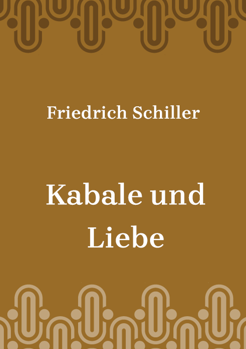 Korica knjige Kabale und Liebe