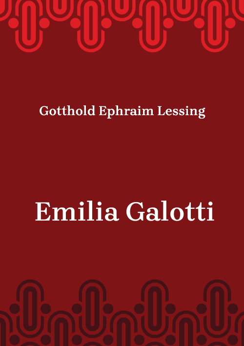 Korica knjige Emilia Galotti