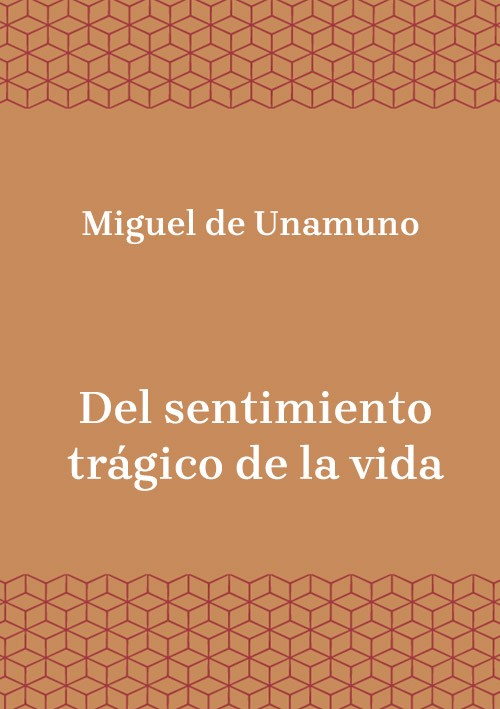 Korica knjige Del sentimiento trágico de la vida