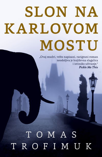 Korica knjige Slon na Karlovom mostu