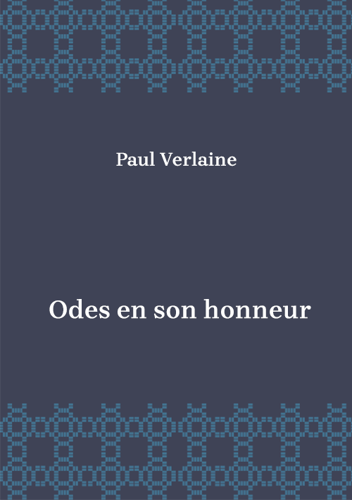 Korica knjige Odes en son honneur