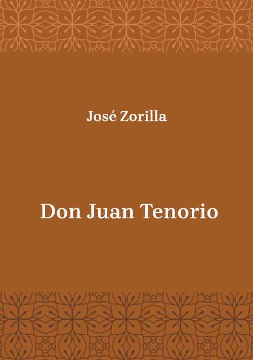 Korica knjige Don Juan Tenorio 